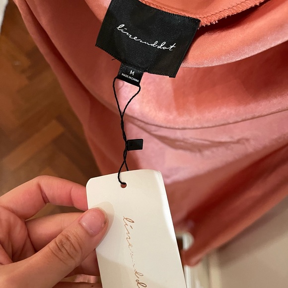 Pink silk dress from revolve - Picture 3 of 5